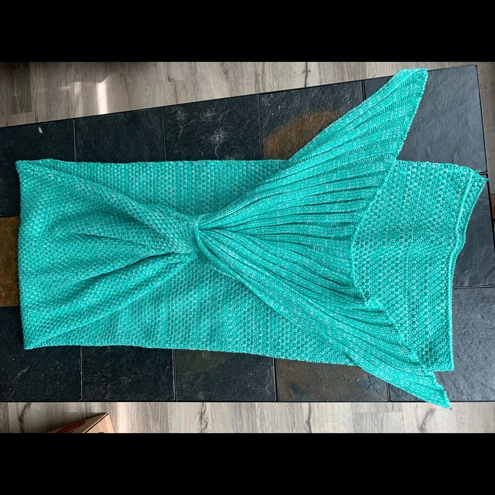 Mermaid Tail Blanket - A little girl’s dream!